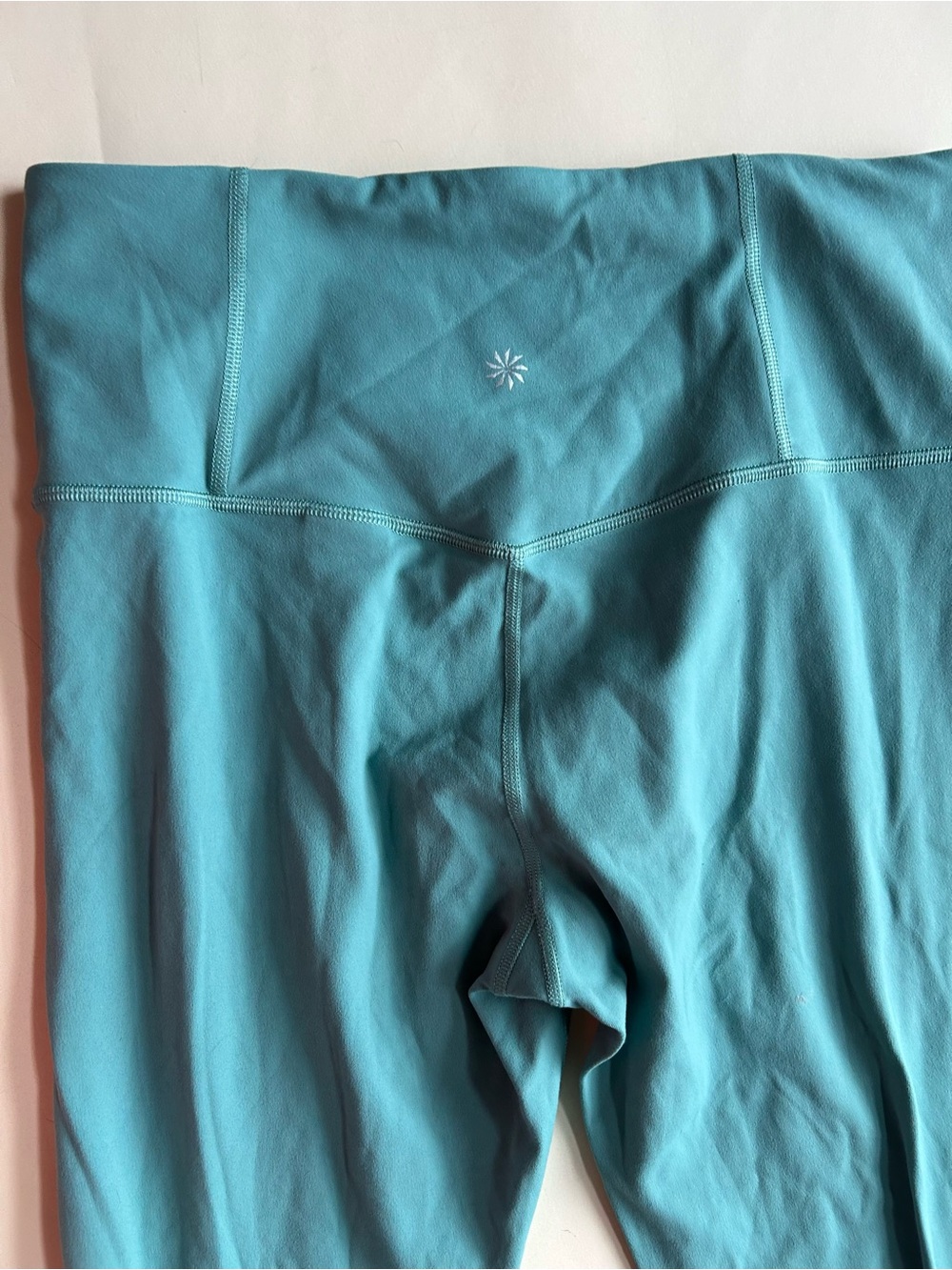 Athleta Teal High-Waist Performance Leggings size M - Picture 6 of 7